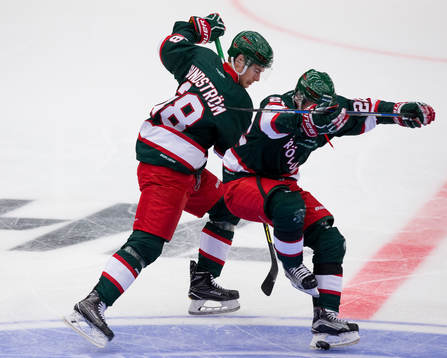 Frölundas Johan Sundström och Joel Lundqvist