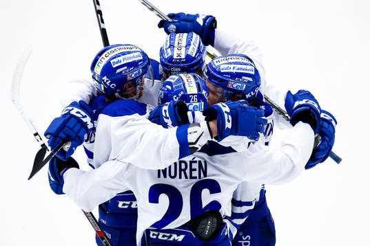 Leksands Patrik Norén jublar
