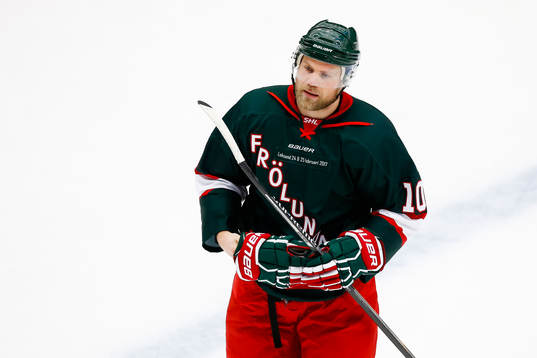 Frölundas Sean Bergenheim deppar
