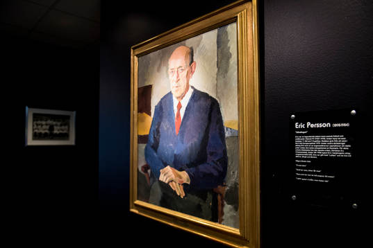 Malmö FF håller öppet hus för sitt museum, här en Eric