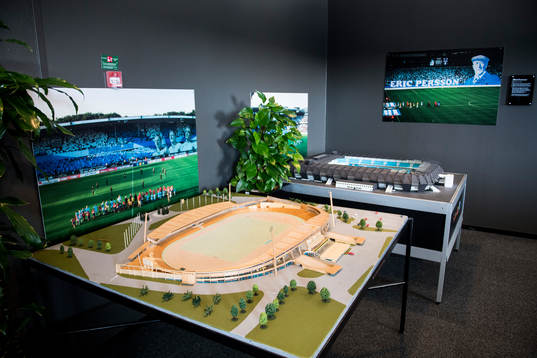 Malmö FF håller öppet hus för sitt museum, miniatyrer