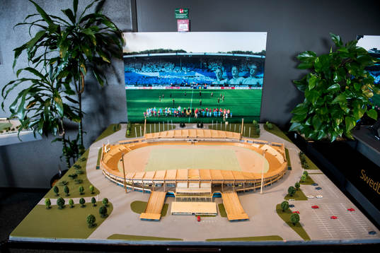 Malmö FF håller öppet hus för sitt museum, miniatyr av