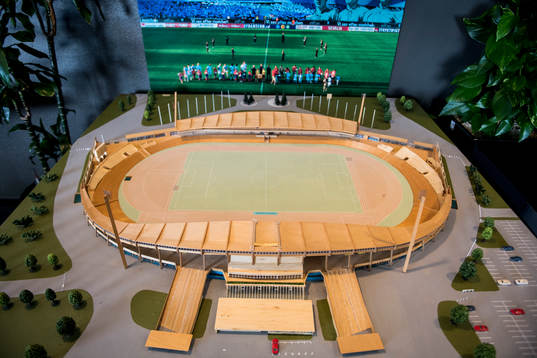 Malmö FF håller öppet hus för sitt museum, miniatyr av