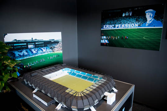 Malmö FF håller öppet hus för sitt museum, miniatyr av