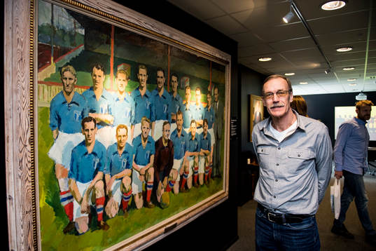 Staffan Tapper när Malmö FF håller öppet hus för sitt