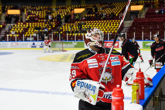 Malmö Redhawks målvakt Oscar Alsenfelt