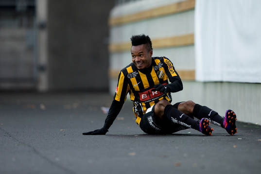 Häckens Nasiru Mohammed glad