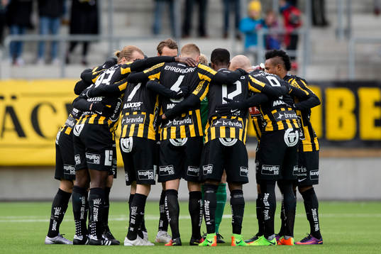 Häcken samlade innan fotbollsmatchen i Svenska Cupen