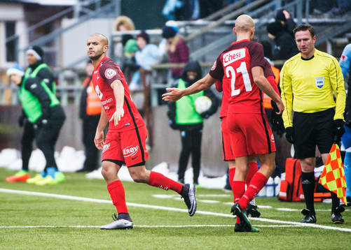 Branns Amin Nouri kommer in och Ruben Kristiansen går ut