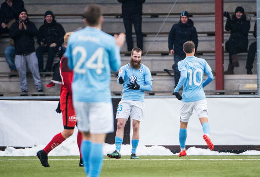 Malmö FFs Jo Inge Berget jublar