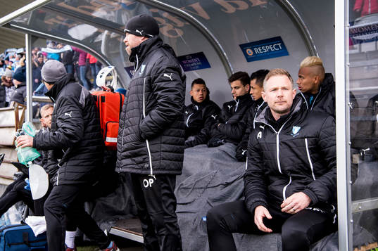 Malmö FFs assisterande tränare Olof Persson och tränare
