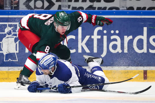 Frölundas John Nyberg och Leksands Mattias Ritola