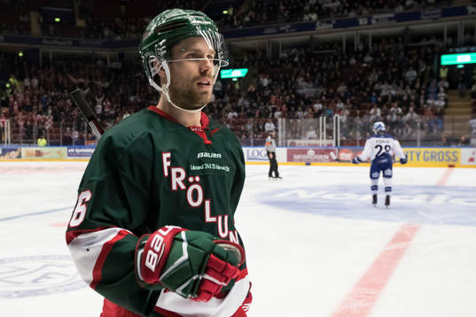 Frölundas Kristoffer Gunnarsson jublar