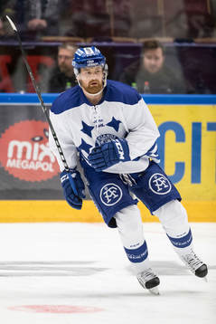 Leksands Mattias Ritola i ishockeymatchen i SHL mellan
