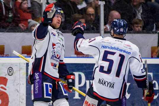 Linköpings Marcel Müller jublar