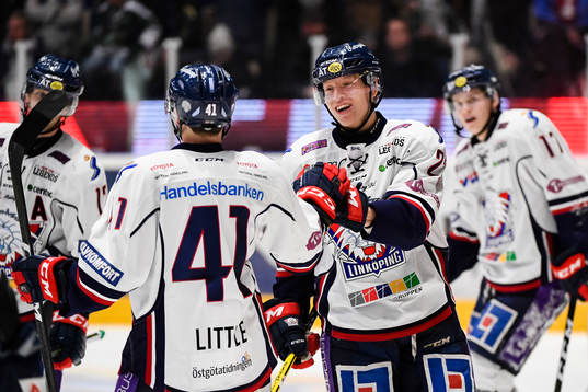Linköpings Vilmos Gallo jublar