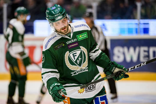 Färjestads Mikael Wikstrand deppar
