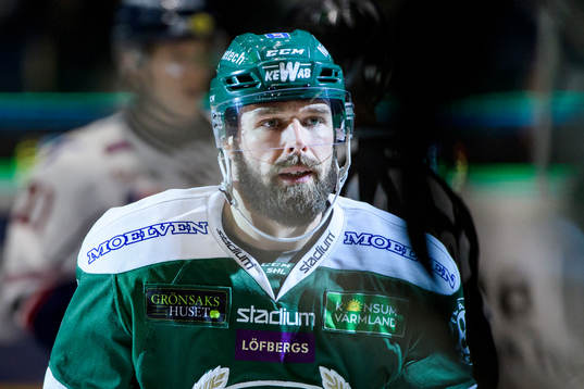 Färjestads Milan Gulas jublar