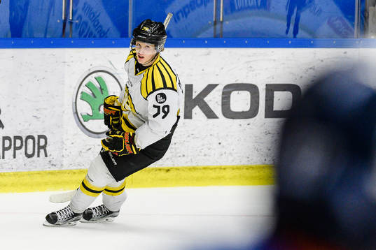 Brynäs Daniel Mannberg jublar