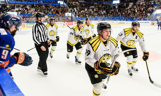 Brynäs Daniel Mannberg jublar