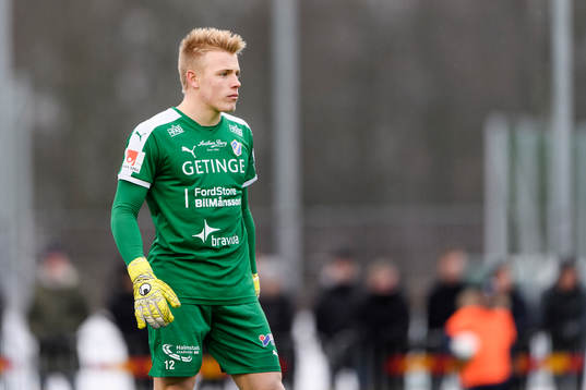 Halmstads målvakt Isak Pettersson