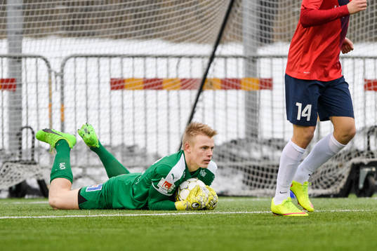 Halmstads målvakt Isak Pettersson