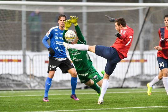 Halmstads målvakt Isak Pettersson