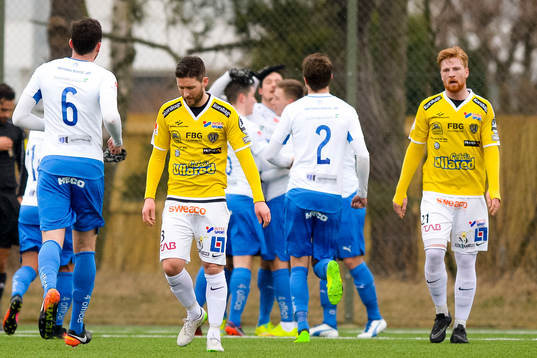 Falkenbergs Tibor Joza och Johan Lassagård deppar