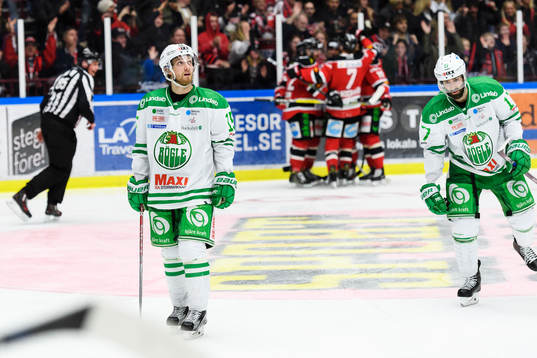 Rögles Simon Ryfors och Taylor Matson deppar