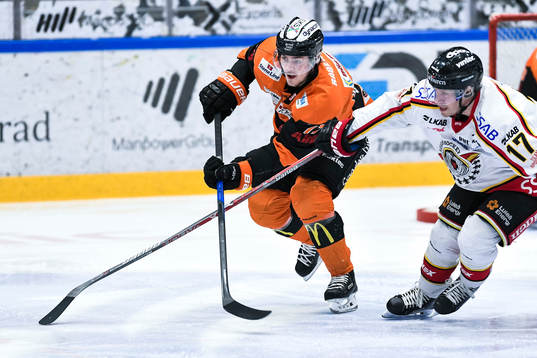 Karlskronas Joel Kellman och Luleås Andreas Falk