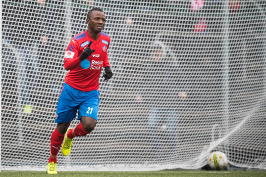 Helsingborgs Monday Samuel jublar