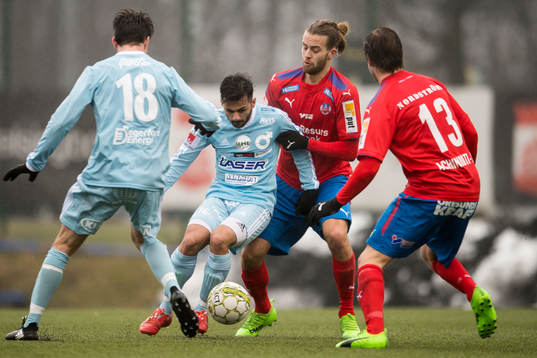 Degerfors Govend Haidar och Helsingborgs Jonatan Olsson