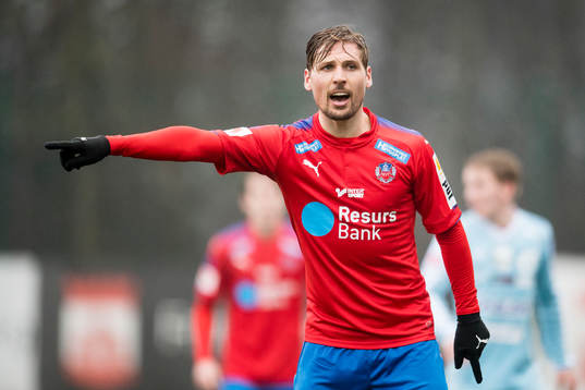 Helsingborgs Martin Christensen agerar
