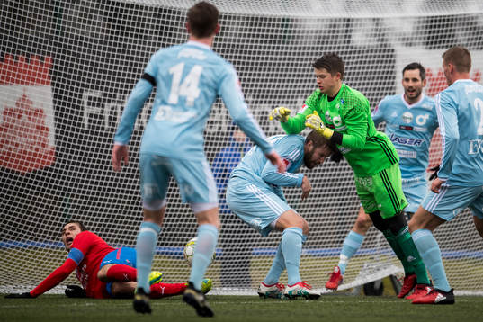 Degerfors målvakt Oscar Klasson