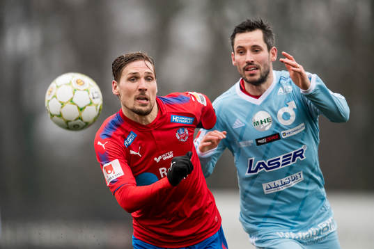 Helsingborgs Martin Christensen och Degerfors Marcus De