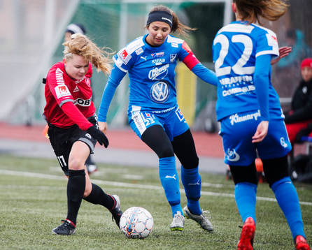 s Lina Salmi och Kalmars Mathilda Johansson Prakt