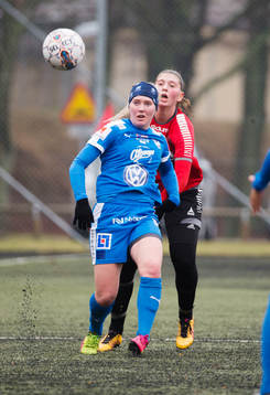 s Saga Ollerstam och Kalmars Ida Andersson