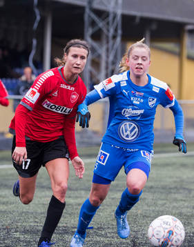 s Evelina Parikka och Kalmars Emma Danielsson