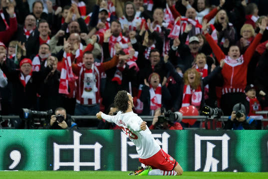Southamptons Manolo Gabbiadini jublar