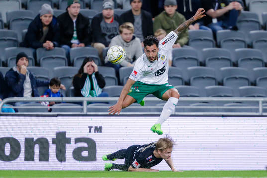 Hammarbys Jiloan Hamad och Varbergs Billy Nordström