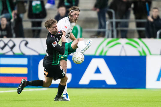 Hammarbys Björn Paulsen och Varbergs Karl Söderström