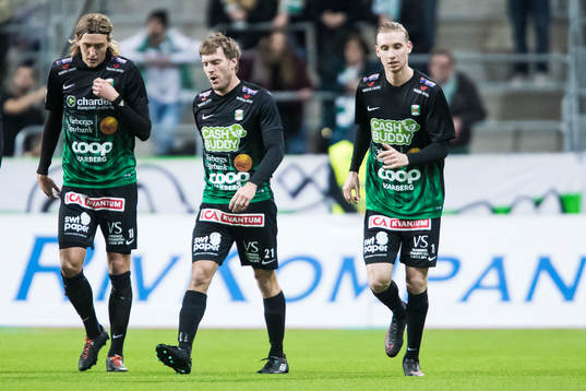 Varbergs Joakim Lindner , Karl Söderström och Eric