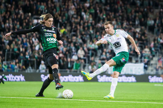 Hammarbys Fredrik Torsteinbö och Joakim Lindner