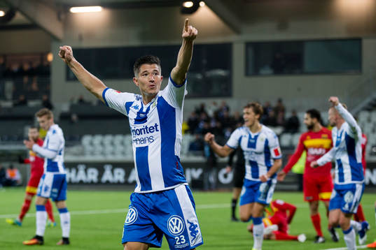 IFK Göteborgs David Boo Wiklander jublar