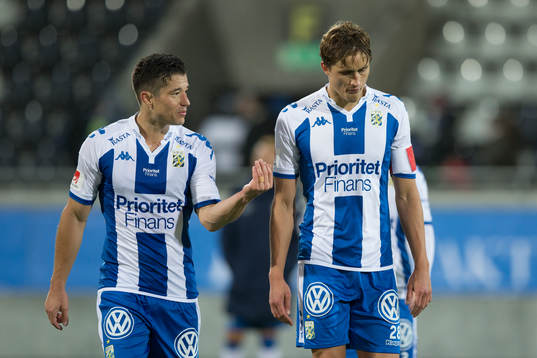 IFK Göteborgs David Boo Wiklander och Thomas Rogne