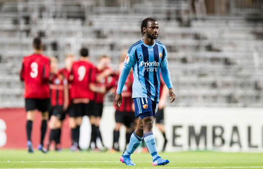 Djurgårdens Amadou Jawo deppar