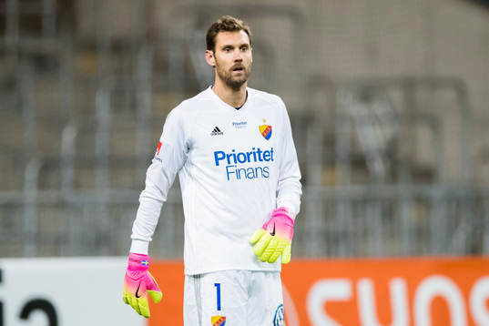 Djurgårdens målvakt Andreas Isaksson