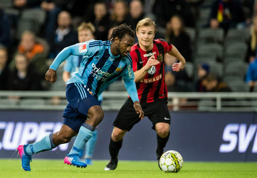 Djurgårdens Amadou Jawo och Brommapojkarnas Christopher