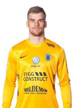 Sirius målvakt Lukas Jonsson