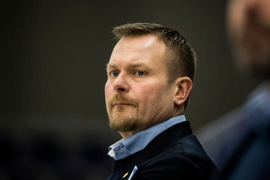 Björklövens tränare Joakim Fagervall